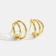 Geometric Multi-Hoop Earrings